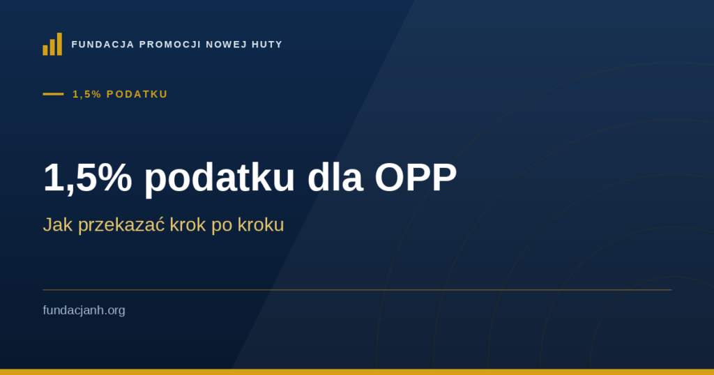 1,5% podatku dla OPP — jak przekazać krok po kroku