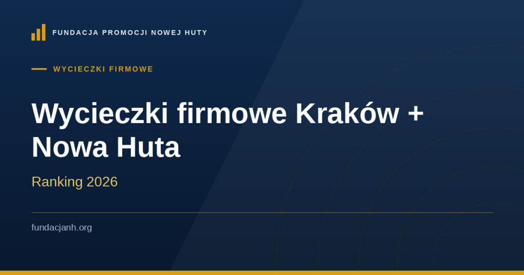 Wycieczki firmowe Kraków + Nowa Huta — ranking 2026