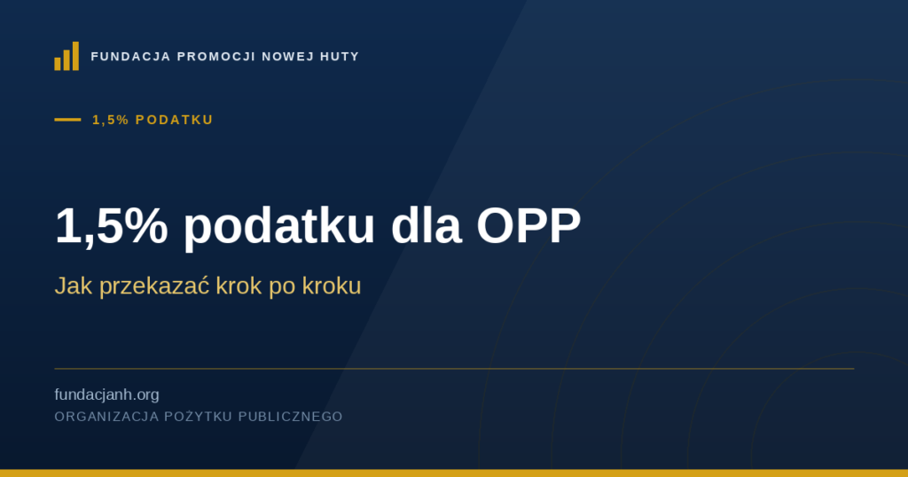 1,5% podatku dla OPP — jak przekazać krok po kroku