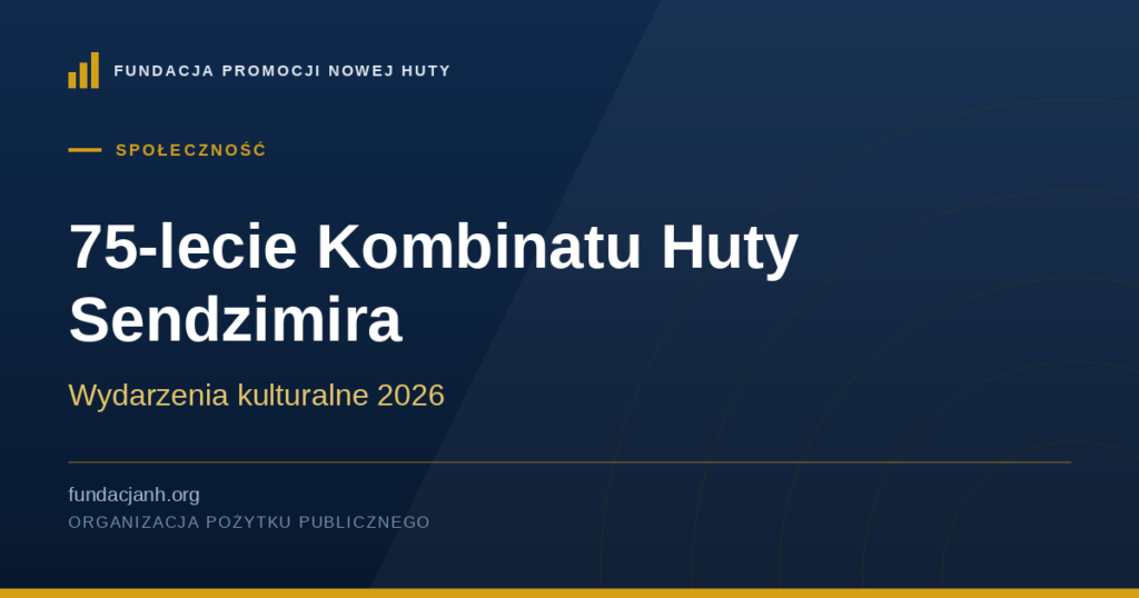 75-lecie Kombinatu Huty Sendzimira — wydarzenia kulturalne 2026